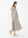 Gaelle Dress Grey Stripe by Atelier Delphine | Couverture & The Garbstore