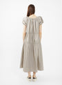 Gaelle Dress Grey Stripe by Atelier Delphine | Couverture & The Garbstore