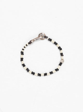 Venetian Glass Bead Bracelet Black & White by NORTH WORKS | Couverture & The Garbstore