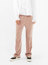 Narrow Velour Track Pants Old Rose Pink by Needles | Couverture & The Garbstore