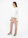Narrow Velour Track Pants Old Rose Pink by Needles | Couverture & The Garbstore
