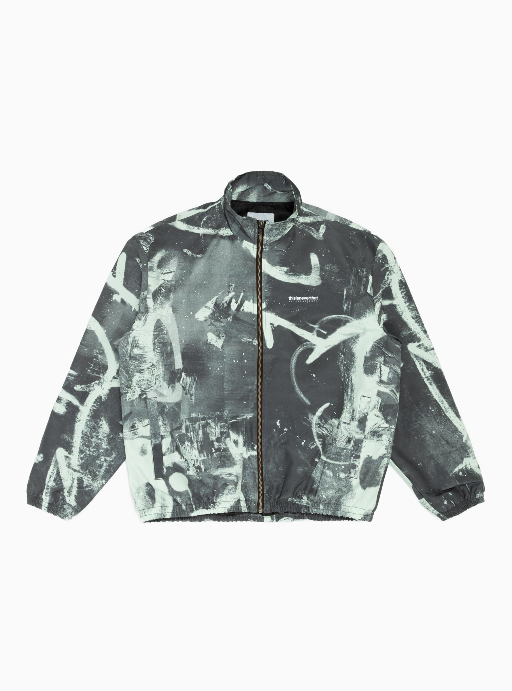 INTL. Team Jacket Black & Grey Wall by thisisneverthat
