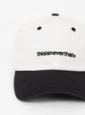 T-Logo Cap Ivory & Black by thisisneverthat | Couverture & The Garbstore