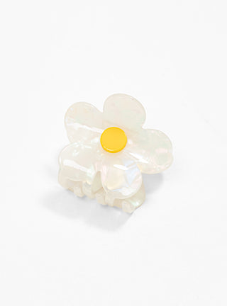 Daisy Hair Claw White by Hoshiny | Couverture & The Garbstore