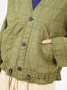 Reactor Quilted Cotton Jacket Lizard Green by Girls of Dust | Couverture & The Garbstore
