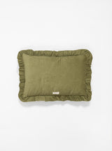 Leinikki Corduroy Cushion Olive Green by Projektityyny | Couverture & The Garbstore