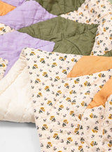 Aurinko Patchwork Quilt Multi by Projektityyny | Couverture & The Garbstore