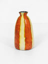 Vertical Stripes Vase Orange & Yellow by All'Origine | Couverture & The Garbstore