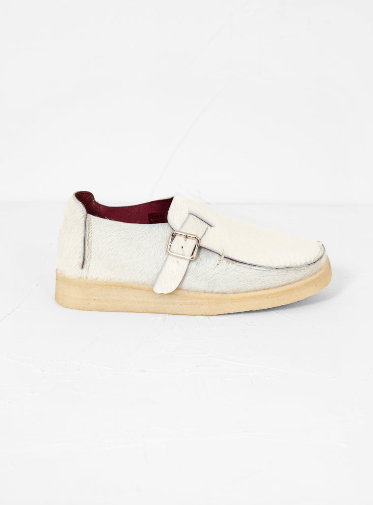 Side Seam Slide Shoes White by Garbstore x Padmore & Barnes | Couverture & The Garbstore