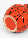 Doodle Vase 2 Orange & Black by All'Origine | Couverture & The Garbstore