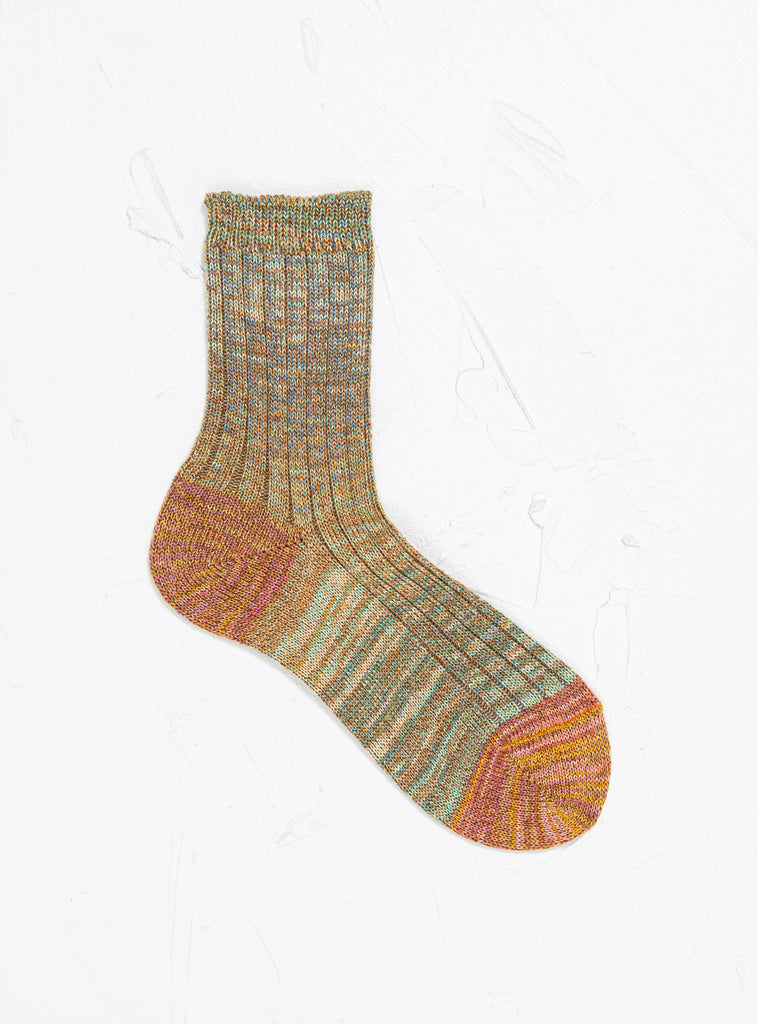 Cosmic Space Dye Short Crew Socks Neptune by Hansel From Basel | Couverture & The Garbstore