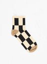 Futura Sporty Short Crew Socks Ivory by Hansel From Basel | Couverture & The Garbstore