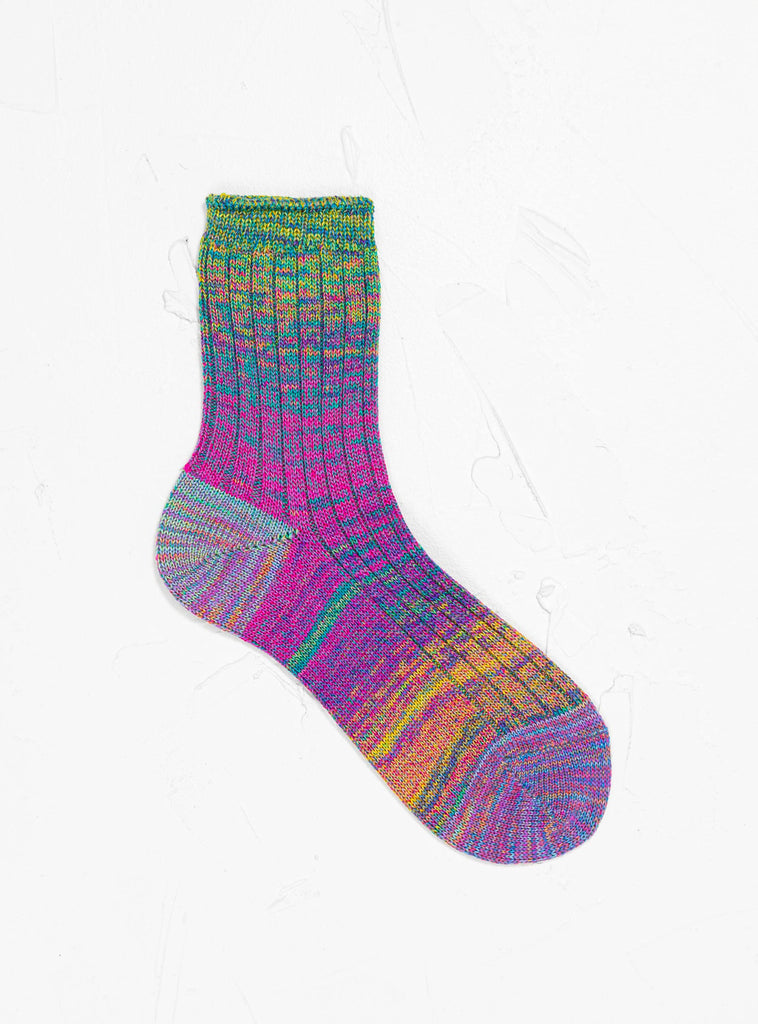 Cosmic Space Dye Short Crew Socks Pluto by Hansel From Basel | Couverture & The Garbstore