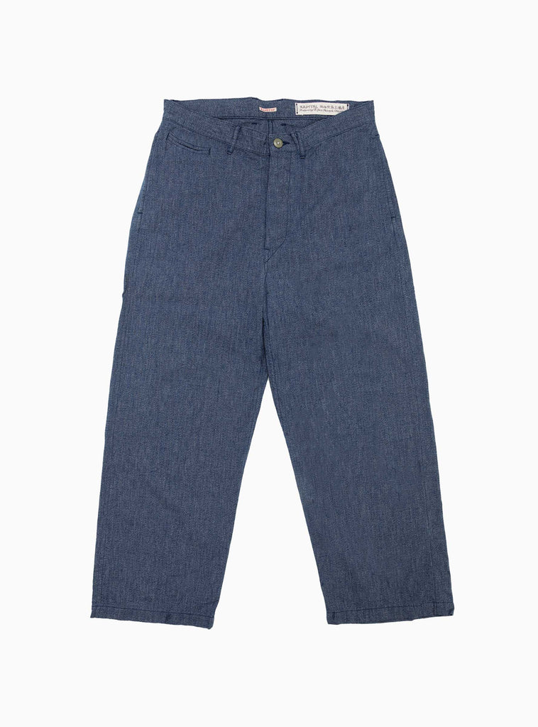Kapital Indigo Chambray Fisherman's Trousers by Selector's Market | Couverture & The Garbstore