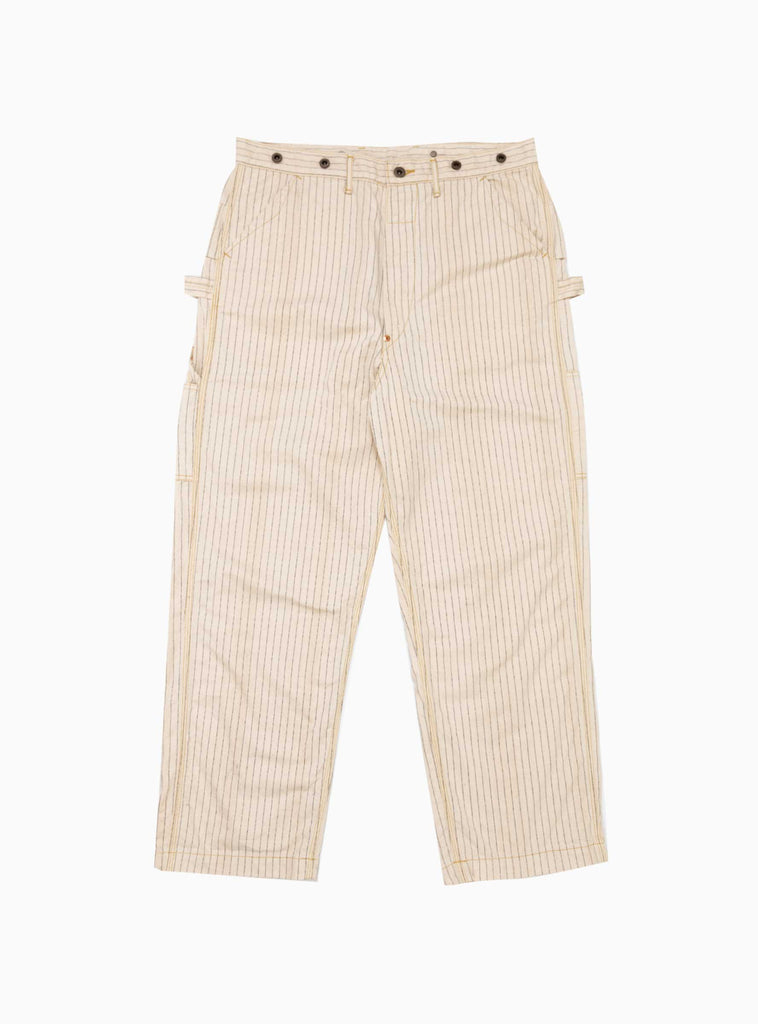 Kapital Wabash Print Stripe Work Trousers by Selector's Market by Couverture & The Garbstore