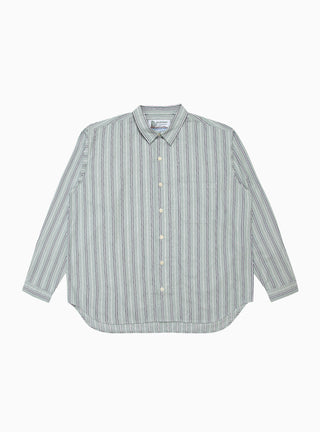 Grande V2 Shirt Green Stripe by Garbstore by Couverture & The Garbstore