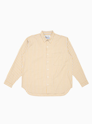 Grande V2 Shirt Ecru & Yellow Stripe by Garbstore by Couverture & The Garbstore