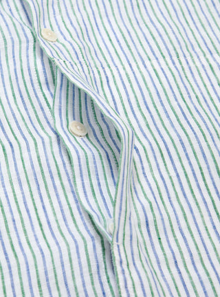 Home Party Shirt Blue & Green Stripe by Home Party | Couverture & The Garbstore