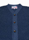 Waffle Marl Sweater Vest Navy by The English Difference by Couverture & The Garbstore