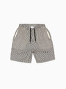 Home Party Shorts Navy & Ecru Stripe by Home Party | Couverture & The Garbstore