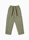 Hope Stripe Easy Pants Khaki by Kapital by Couverture & The Garbstore