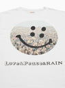 Festival Smilie Short Sleeve Tee White by Kapital | Couverture & The Garbstore