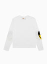 Catpital Patch Long Sleeve Tee White by Kapital | Couverture & The Garbstore