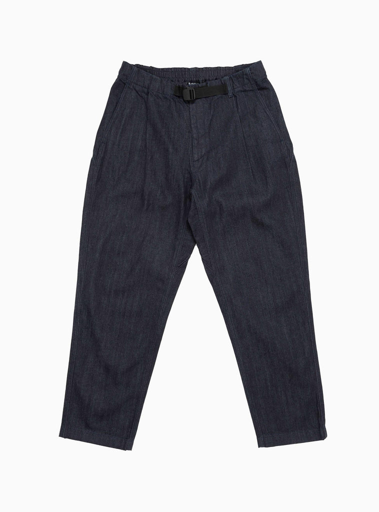 One Tuck Tapered Denim Pants Indigo by Goldwin | Couverture & The Garbstore