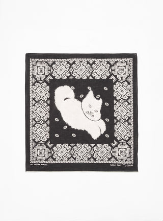 Lightning Cat Fastcolor Bandana Black by Kapital | Couverture & The Garbstore
