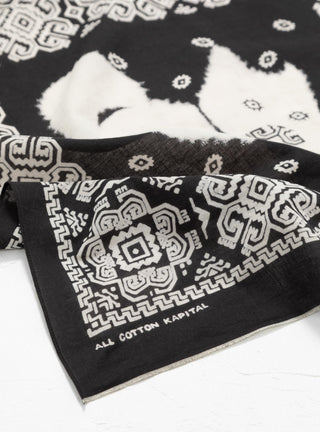 Lightning Cat Fastcolor Bandana Black by Kapital | Couverture & The Garbstore
