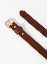 Leather Belt Saddle Brown by Garbstore | Couverture & The Garbstore