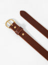 Leather Belt Saddle Brown by Garbstore by Couverture & The Garbstore