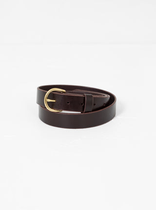 Leather Belt Dark Chocolate by Garbstore by Couverture & The Garbstore