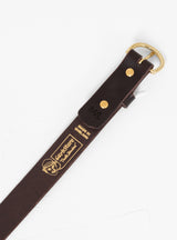 Leather Belt Dark Chocolate by Garbstore | Couverture & The Garbstore