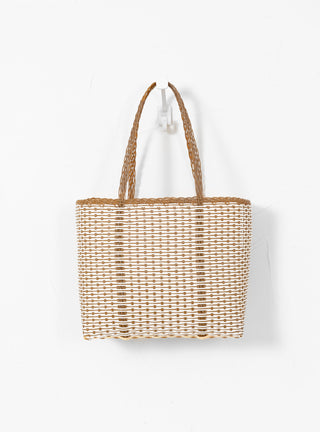 Trama Bag Medium White & Tabacco by Palorosa | Couverture & The Garbstore