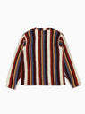 Vertical Striped Knit Crew Rust by Stüssy by Couverture & The Garbstore