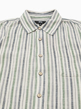 Wrinkly Cotton Gauze Shirt Multi Stripe by Stüssy | Couverture & The Garbstore