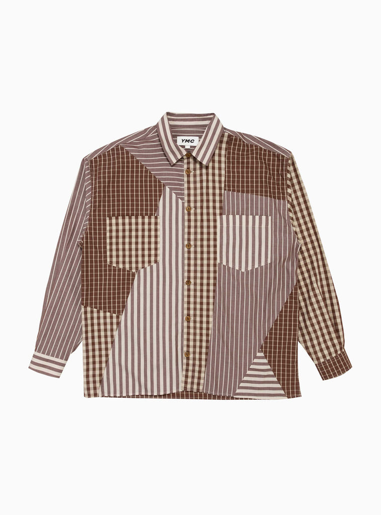 Mitchum Long Sleeved Shirt Brown by YMC by Couverture & The Garbstore