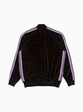 R.C. Track Jacket Velour Black by Needles | Couverture & The Garbstore