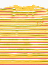 Nineties Blocked Striped T-shirt Mustard Yellow by Brain Dead | Couverture & The Garbstore