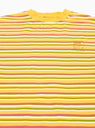 Nineties Blocked Striped T-shirt Mustard Yellow by Brain Dead | Couverture & The Garbstore