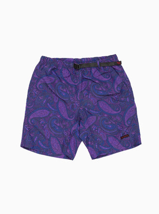 Packable Shell Short Purple Paisley by Gramicci by Couverture & The Garbstore
