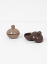 Saga Bonbonniere Low Choko Brown by OYOY | Couverture & The Garbstore