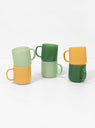 Borosilicate Mug Set Jade Light Green by HAY by Couverture & The Garbstore