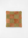 Check Pillow Peach & Pistachio by Cawley | Couverture & The Garbstore