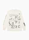Yukiko Long Sleeve Tee Cement by b.Eautiful | Couverture & The Garbstore