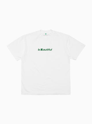 Logo Tee White by b.Eautiful | Couverture & The Garbstore