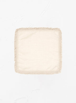 Napkin with Short Fringe Cream by Once Milano by Couverture & The Garbstore
