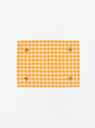 Wes Gingham Placemat Mustard by Projektityyny | Couverture & The Garbstore