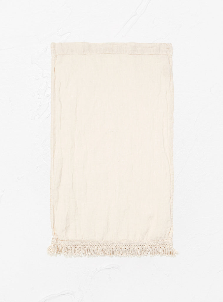 Towel Set Short Fringe Cream by Once Milano | Couverture & The Garbstore